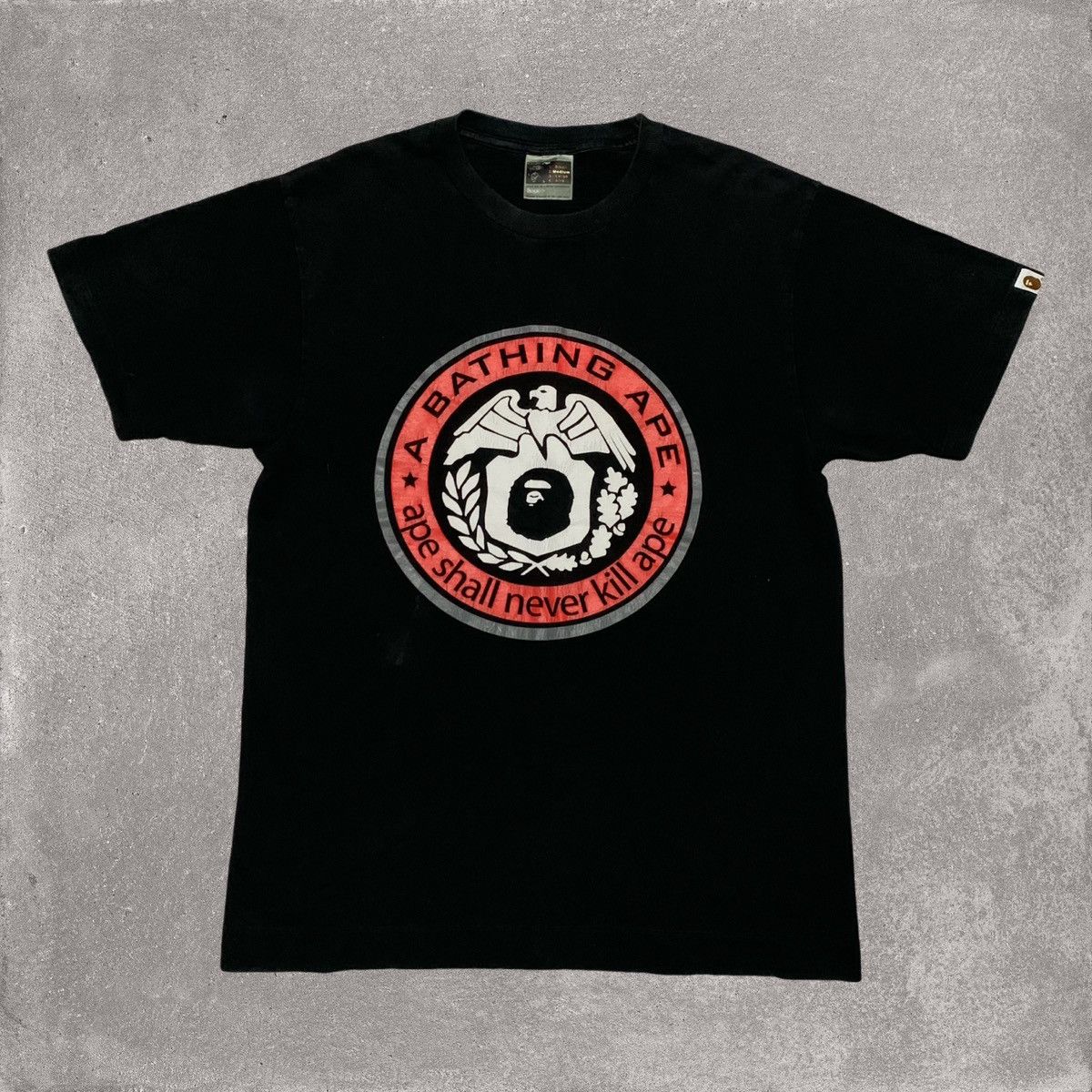 Bape Bape Medium A Bathing Ape Graphic Black Tee Vintage OG Size US M / EU 48-50 / 2 - 1 Thumbnail