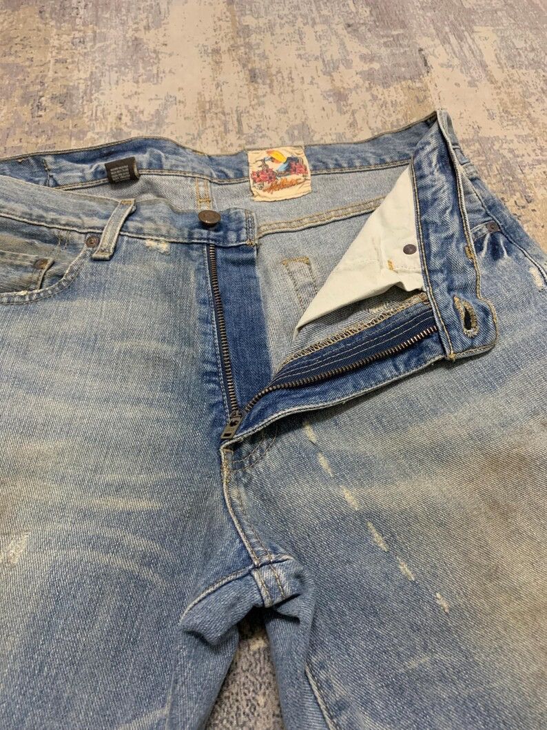 Hollister Mud Wash Hollister Distressed Boot Cut Y2K Jeans W34x32 Size US 34 / EU 50 - 4 Thumbnail