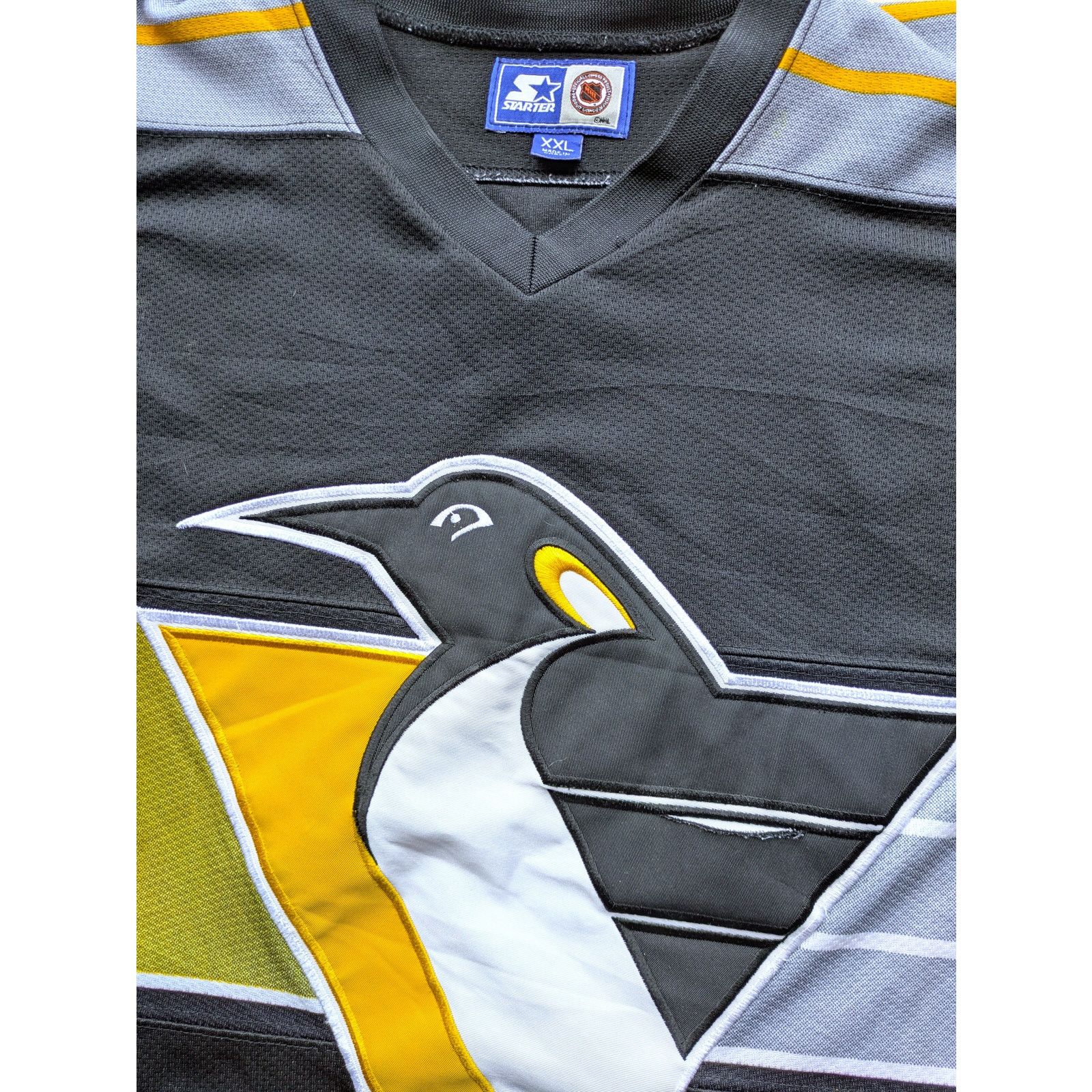 NHL Pittsburgh Penguins jersey 2XL black Robo 3rd hockey vintage Size US XXL / EU 58 / 5 - 3 Thumbnail