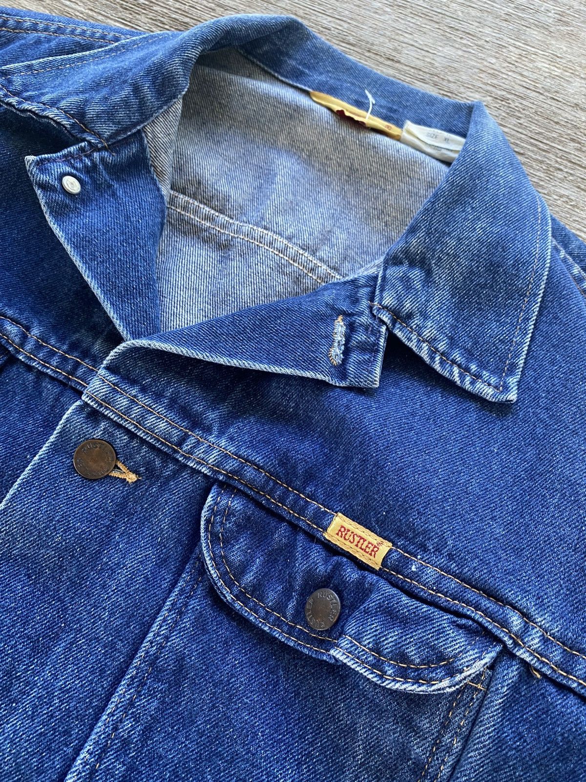 Rustler 90’s Vintage Rustler Denim Jacket Size US XL / EU 56 / 4 - 1 Thumbnail