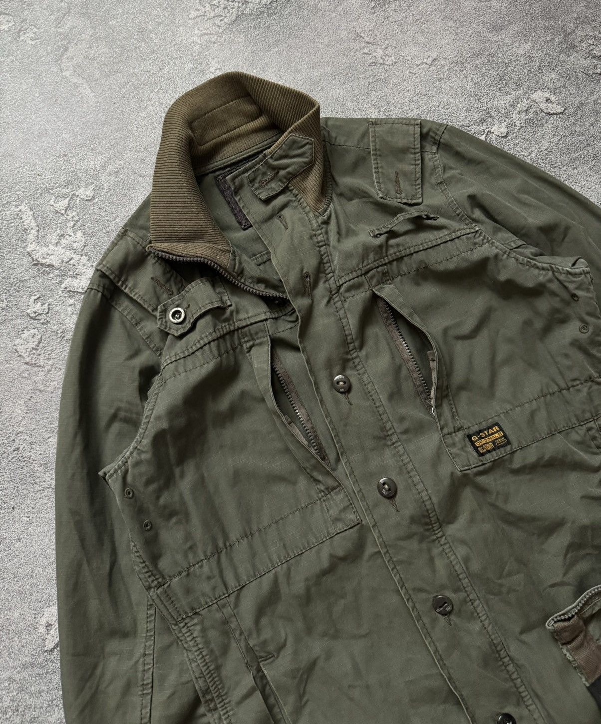 G-Star G star raw M/L cargo vintage bondage jacket military bomber Size US L / EU 52-54 / 3 - 3 Thumbnail