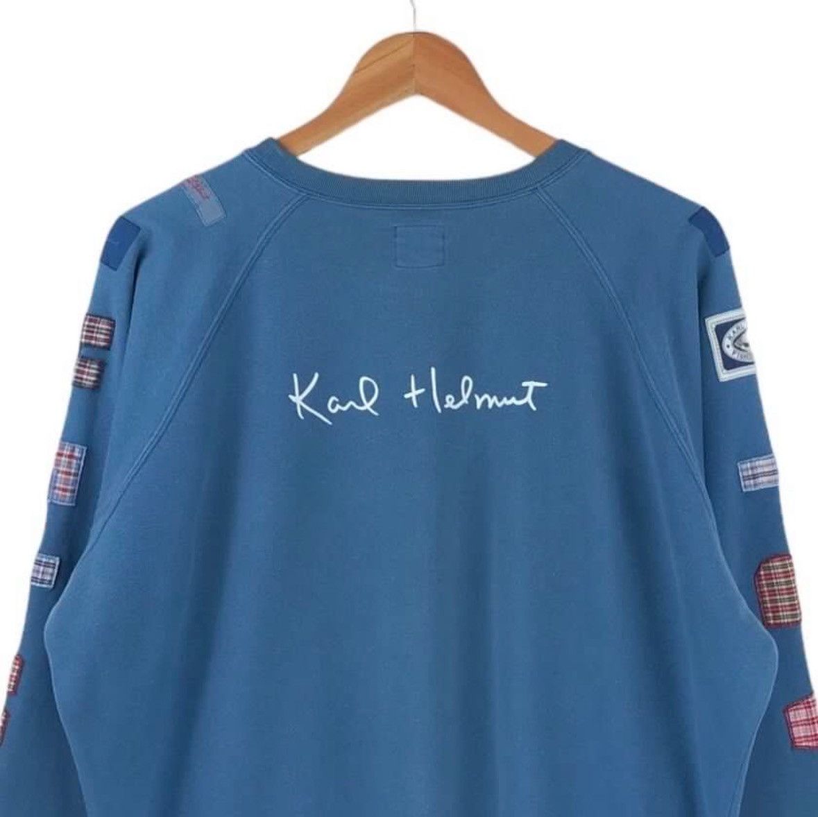 Designer × Japanese Brand × Vintage Karl Helmut Sweatshirt Patches Size US L / EU 52-54 / 3 - 7 Thumbnail