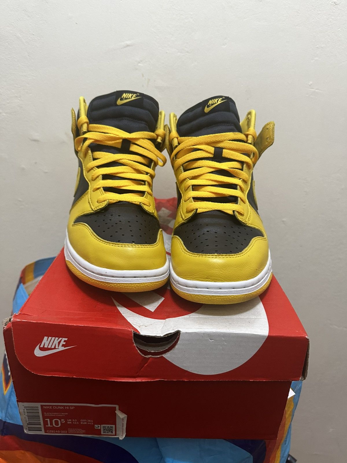Nike Nike Dunk High SP Iowa 2020 CZ8149 002 sz10.5 Size US 10.5 / EU 43-44 - 1 Thumbnail