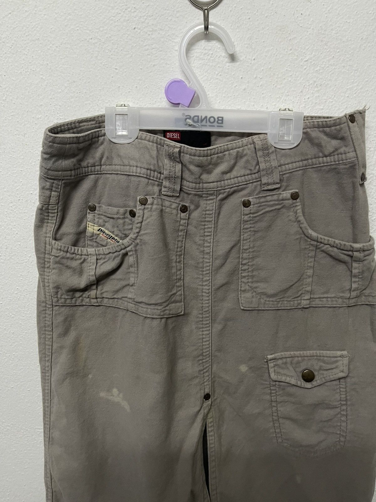 Diesel 2000s DIESEL MULTIPOCKET CARGO MIDI SKIRT Size 26" / US 2 / IT 38 - 8 Thumbnail