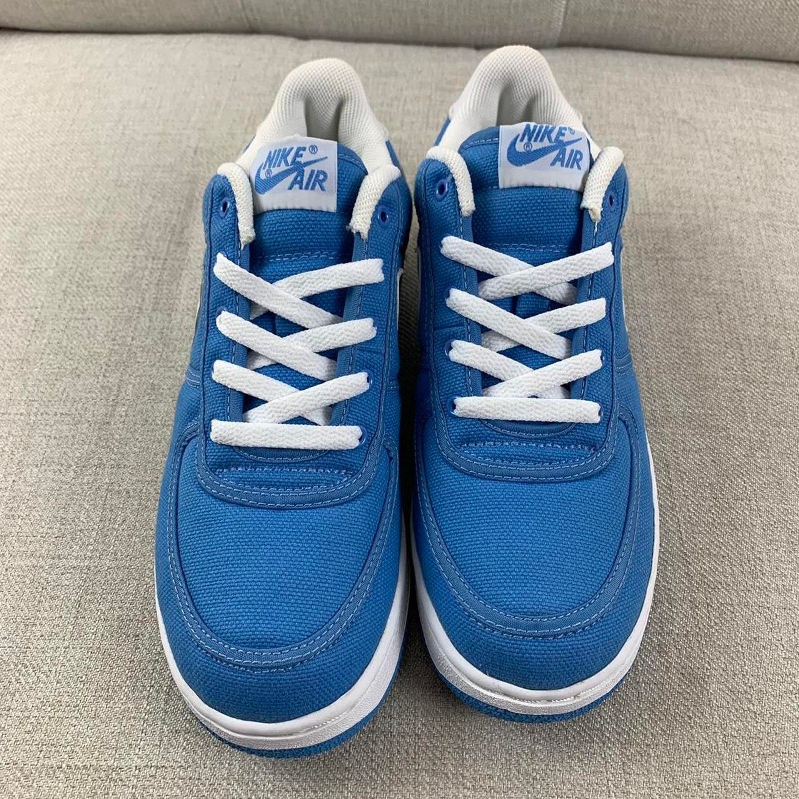 Nike 2003 Nike Air Force 1 Low “UNC Canvas” Size US 7.5 / IT 37.5 - 3 Thumbnail