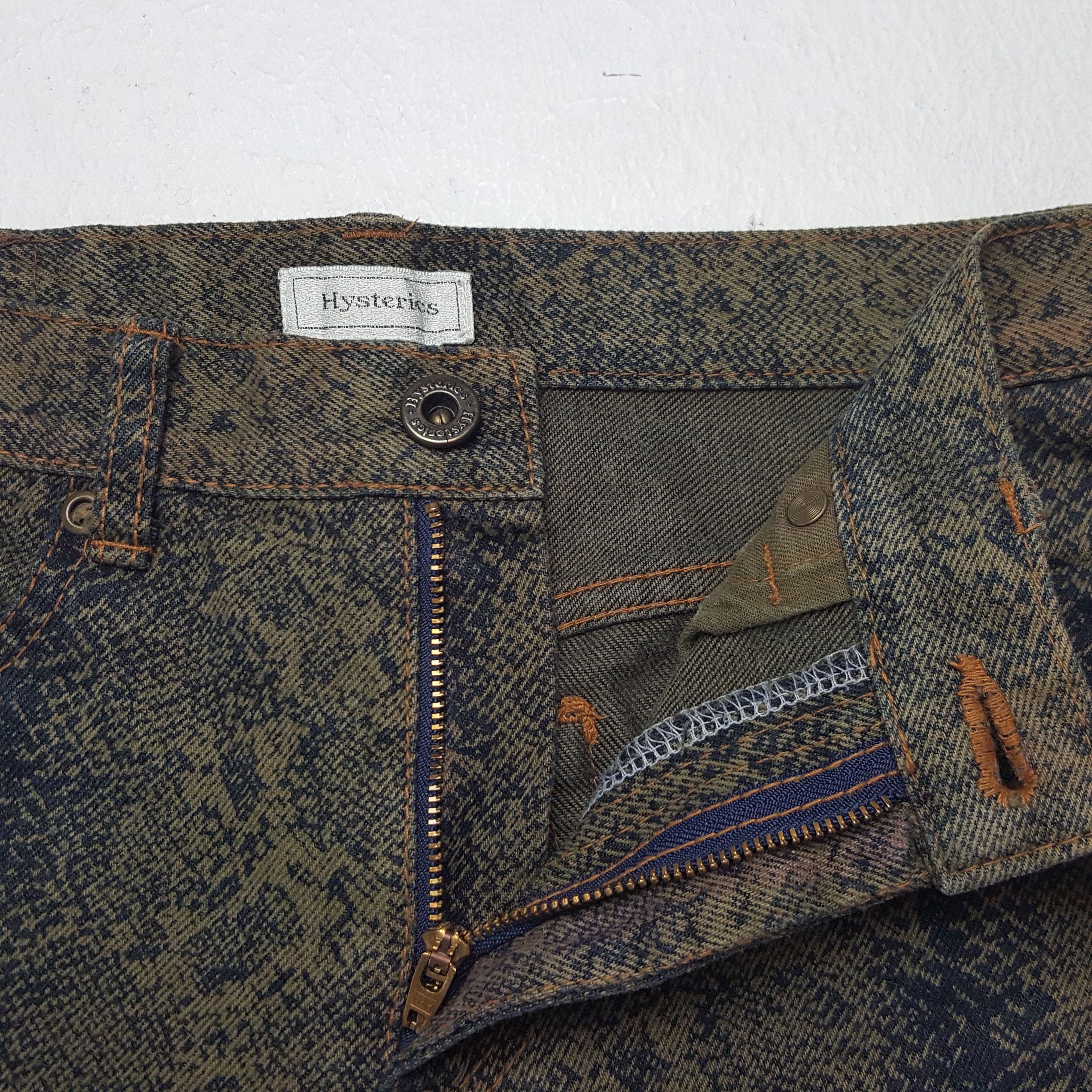 Hysteric Glamour × Japanese Brand × Vintage Vintage Hysteric Glamour Snake Design Denim Jeans Size US 28 / EU 44 - 12 Thumbnail