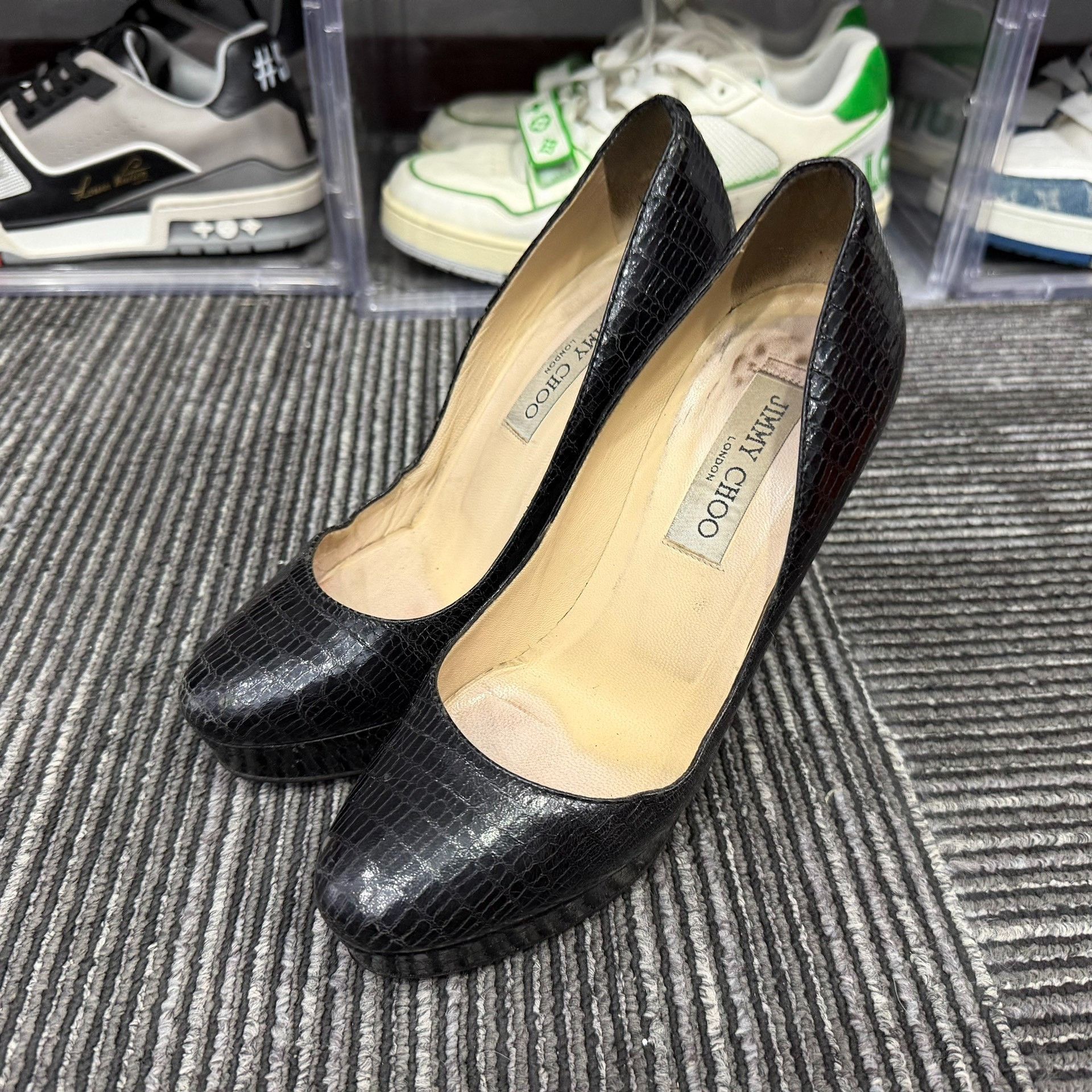 Jimmy Choo Jimmy Choo Animal Print Lowtop Sneakers us_6 Women Size US 6 / IT 36 - 1 Thumbnail