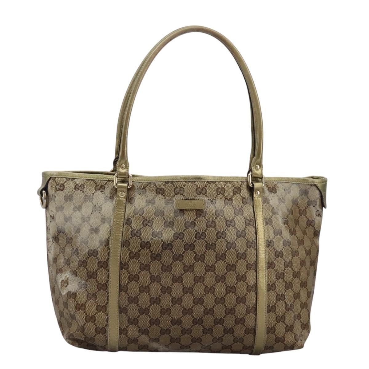 Gucci GUCCI GG Crystal Shoulder Bag Beige Size ONE SIZE - 2 Thumbnail