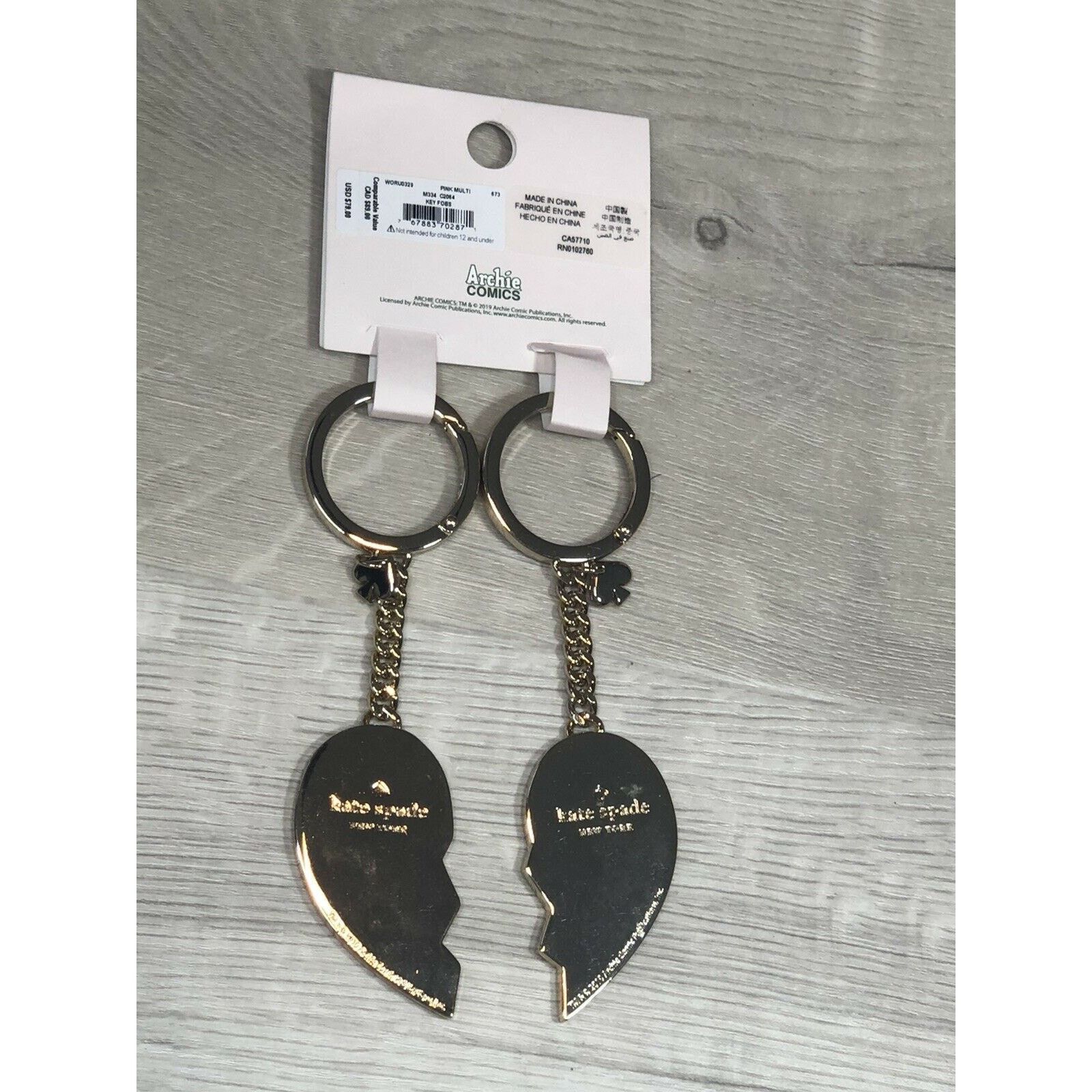 Kate Spade Kate Spade Betty And Veronica Best friend Charm Heart Size ONE SIZE - 5 Thumbnail