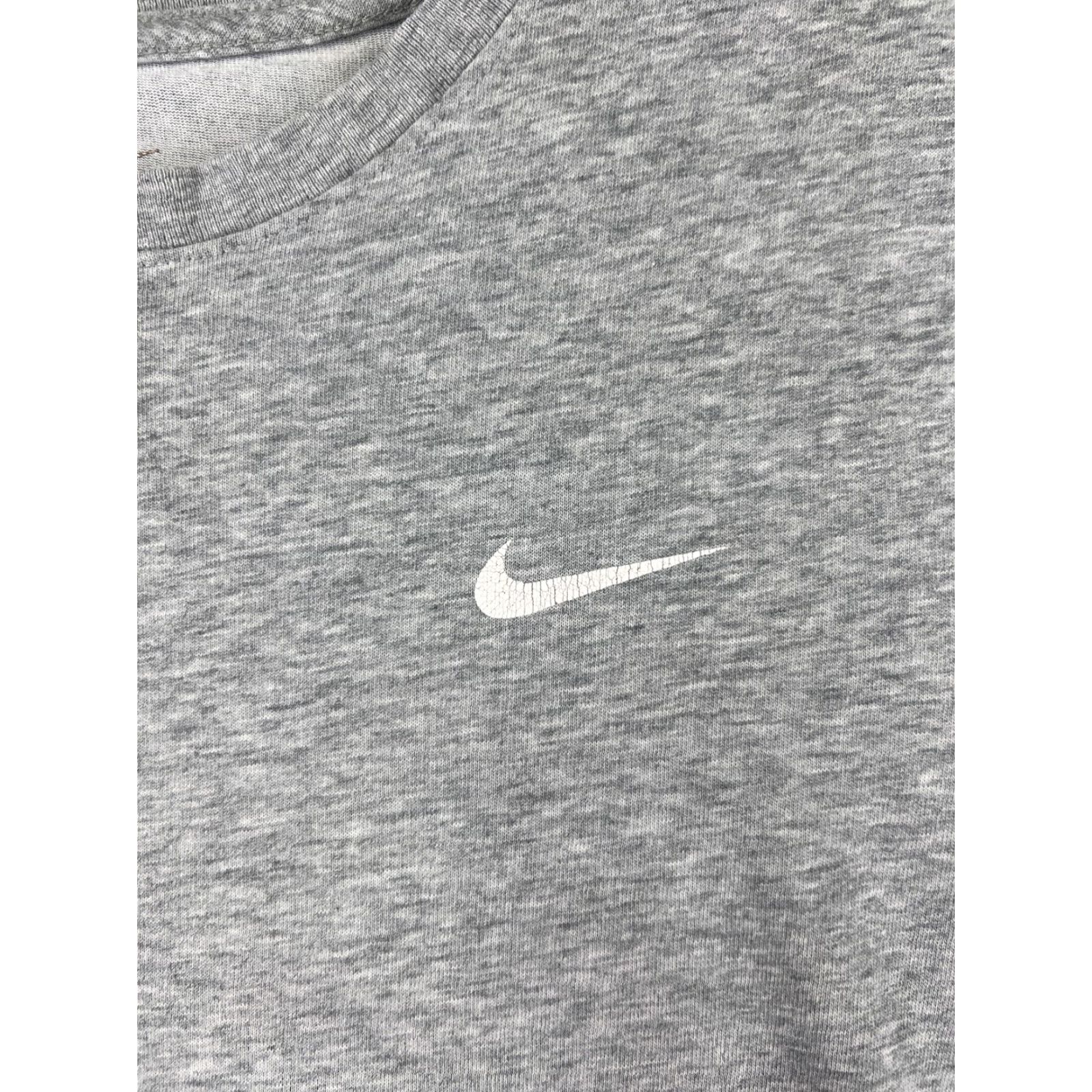Nike NIKE Shirt Men S Gray Swoosh Logo Short Sleeve Crew Neck Cotton Blend Dri-FIT Size US S / EU 44-46 / 1 - 3 Thumbnail
