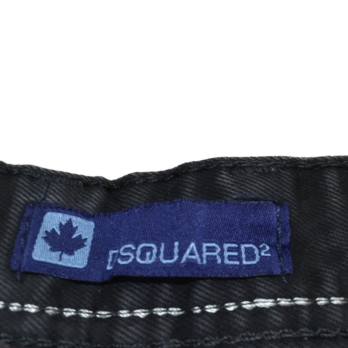 Dsquared2 Very Rare Design Vintage Brand Dsquared2 Waxed Jeans 2000s Size US 31 - 7 Thumbnail
