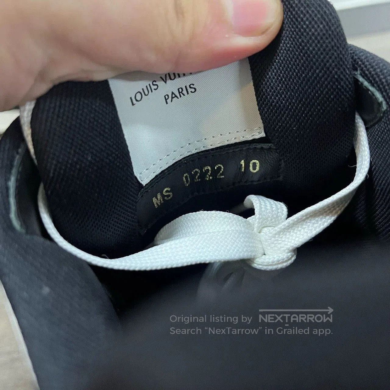 Louis Vuitton LV Trainer Black White Velcro Size 44. Size US 10.5 / EU 43-44 - 7 Thumbnail