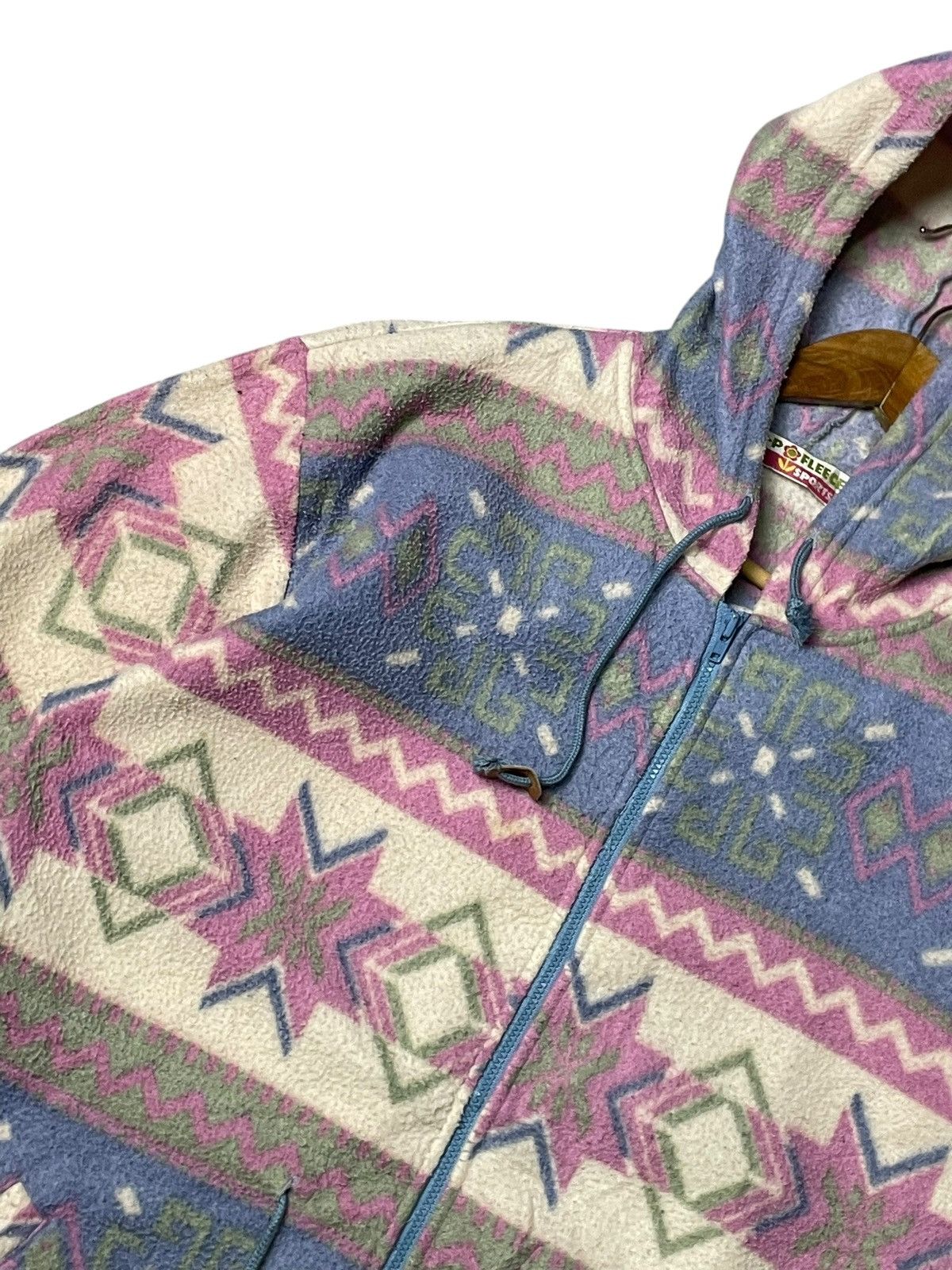 Japanese Brand × Vintage C.P Fleece Sports Abstract Pattern Hoodies (66) Size US S / EU 44-46 / 1 - 3 Thumbnail