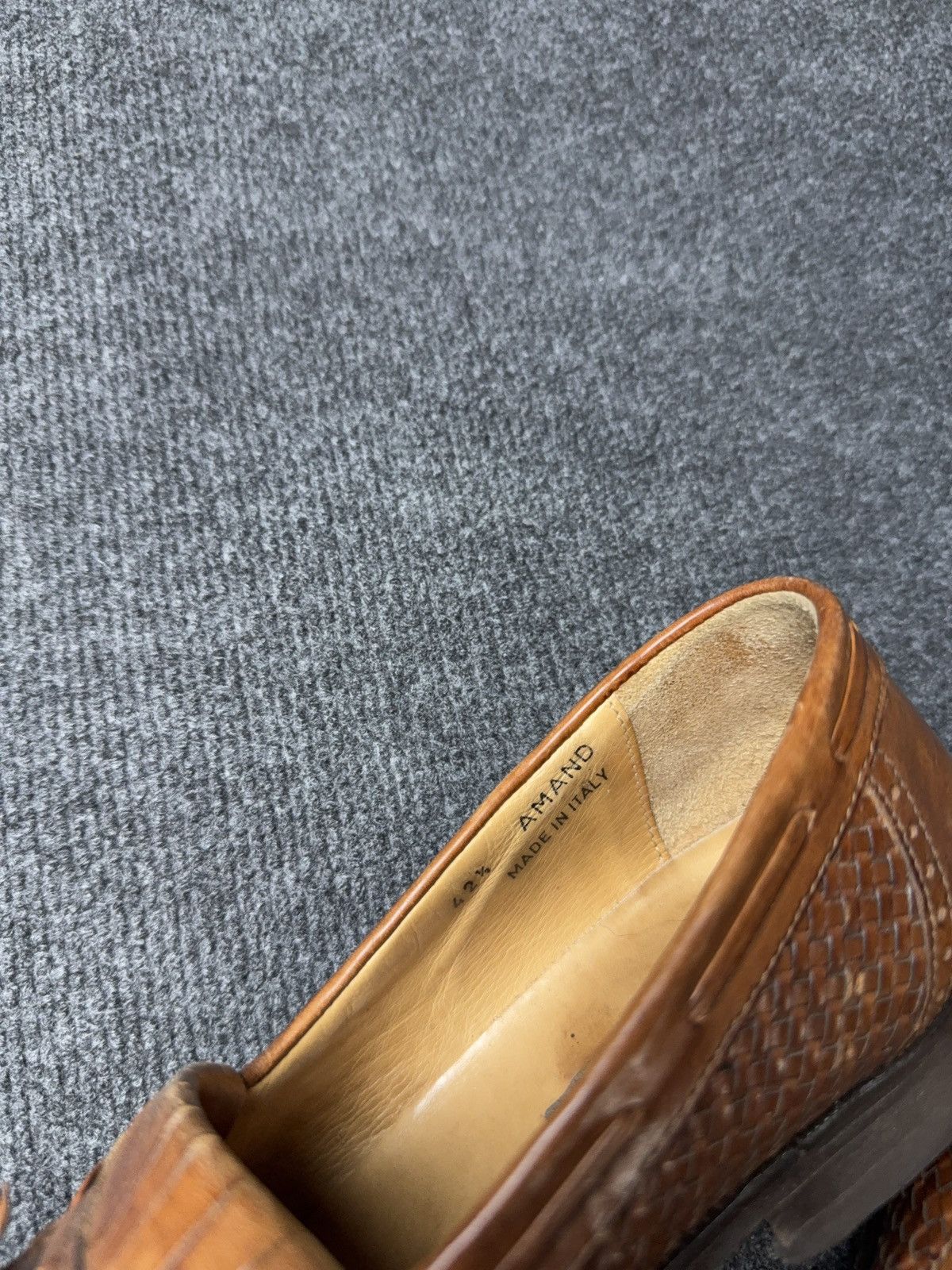 Bally Luxury Bally Woven Leather Tassel Loafers Brown Italy 42.5 Size US 9.5 / EU 42-43 - 14 Thumbnail