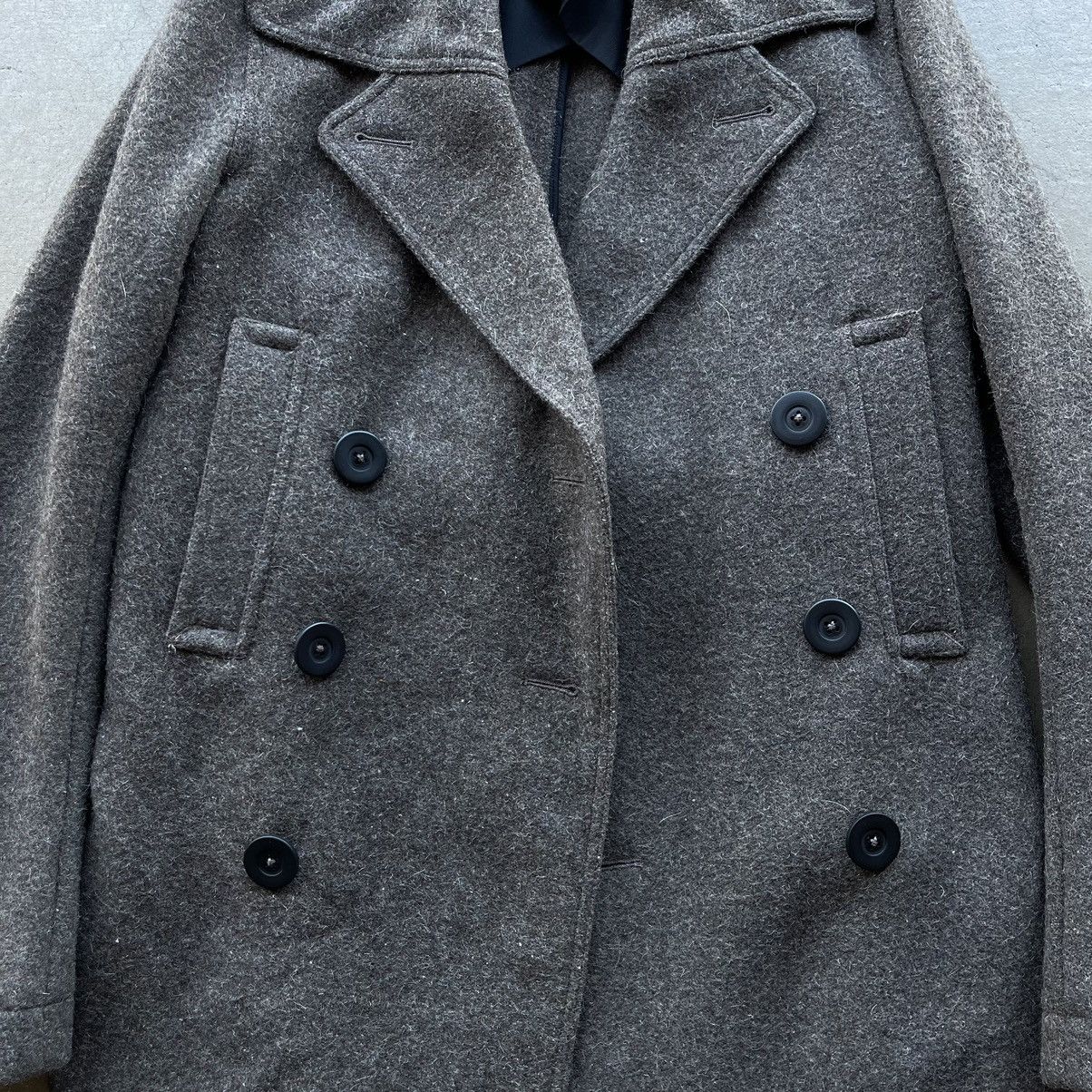 Rick Owens Rick Owens Boiled Wool Double Breasted Trench Coat Size US M / EU 48-50 / 2 - 3 Thumbnail