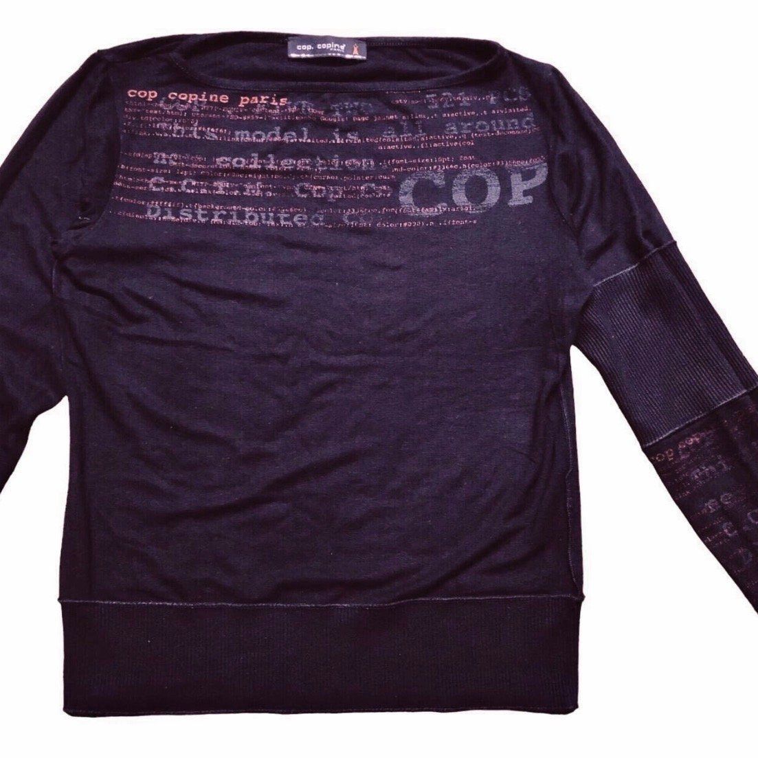 Cop Copine The Cop Copine Hacker Code Top Size ONE SIZE - 3 Thumbnail