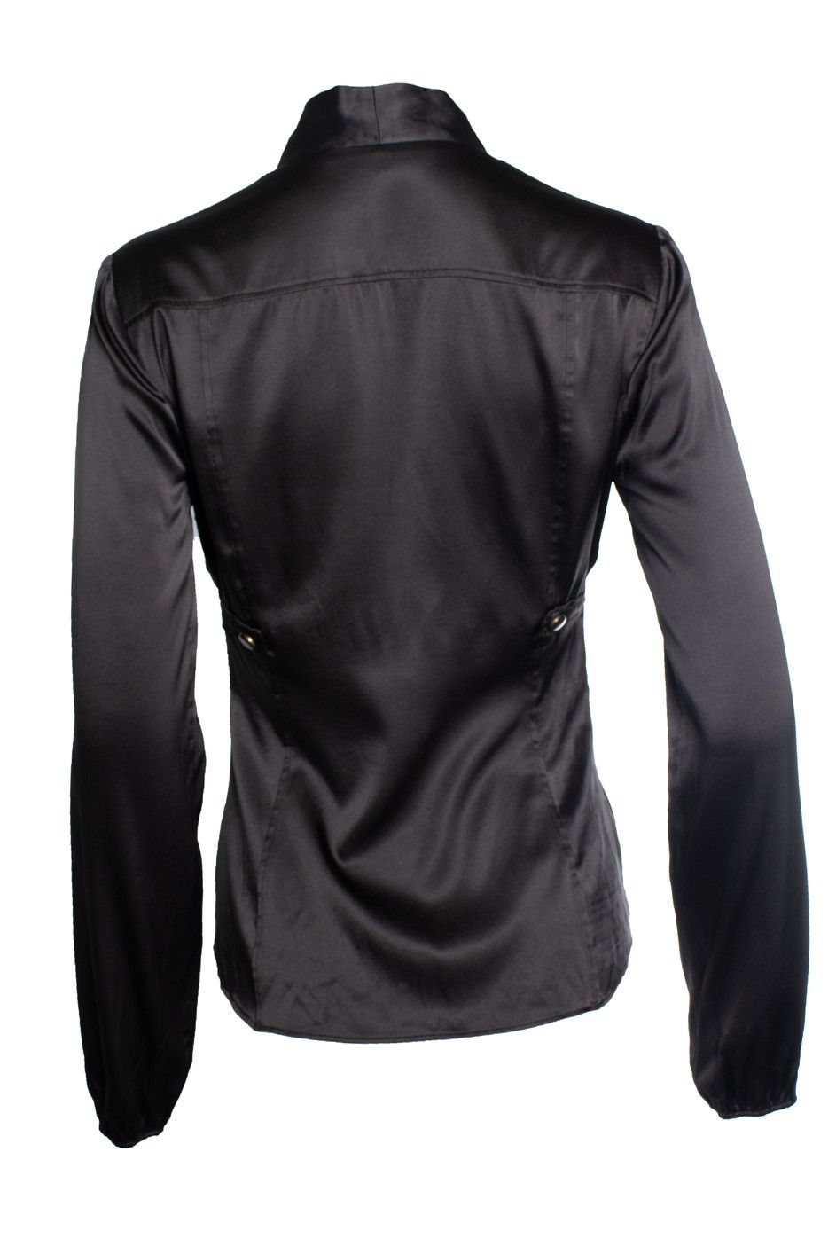Gucci Gucci, Hysteria dark brown silk blouse Size XS / US 0-2 / IT 36-38 - 2 Thumbnail