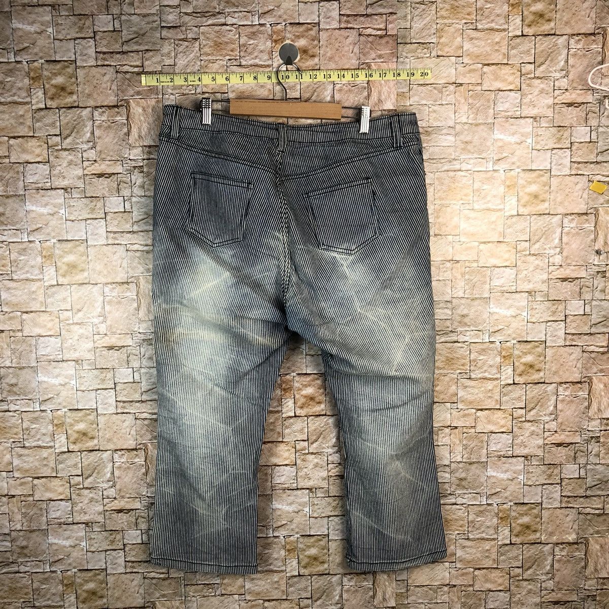 Japanese Brand × Vintage Japanese Brand Blue Stripe Casual Pants #A974 Size US 34 / EU 50 - 11 Thumbnail