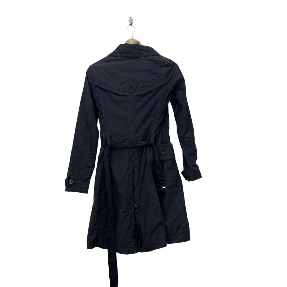 Benetton 💥Vintage Benetton Trench Long Coat Jacket Size M / US 6-8 / IT 42-44 - 2 Thumbnail