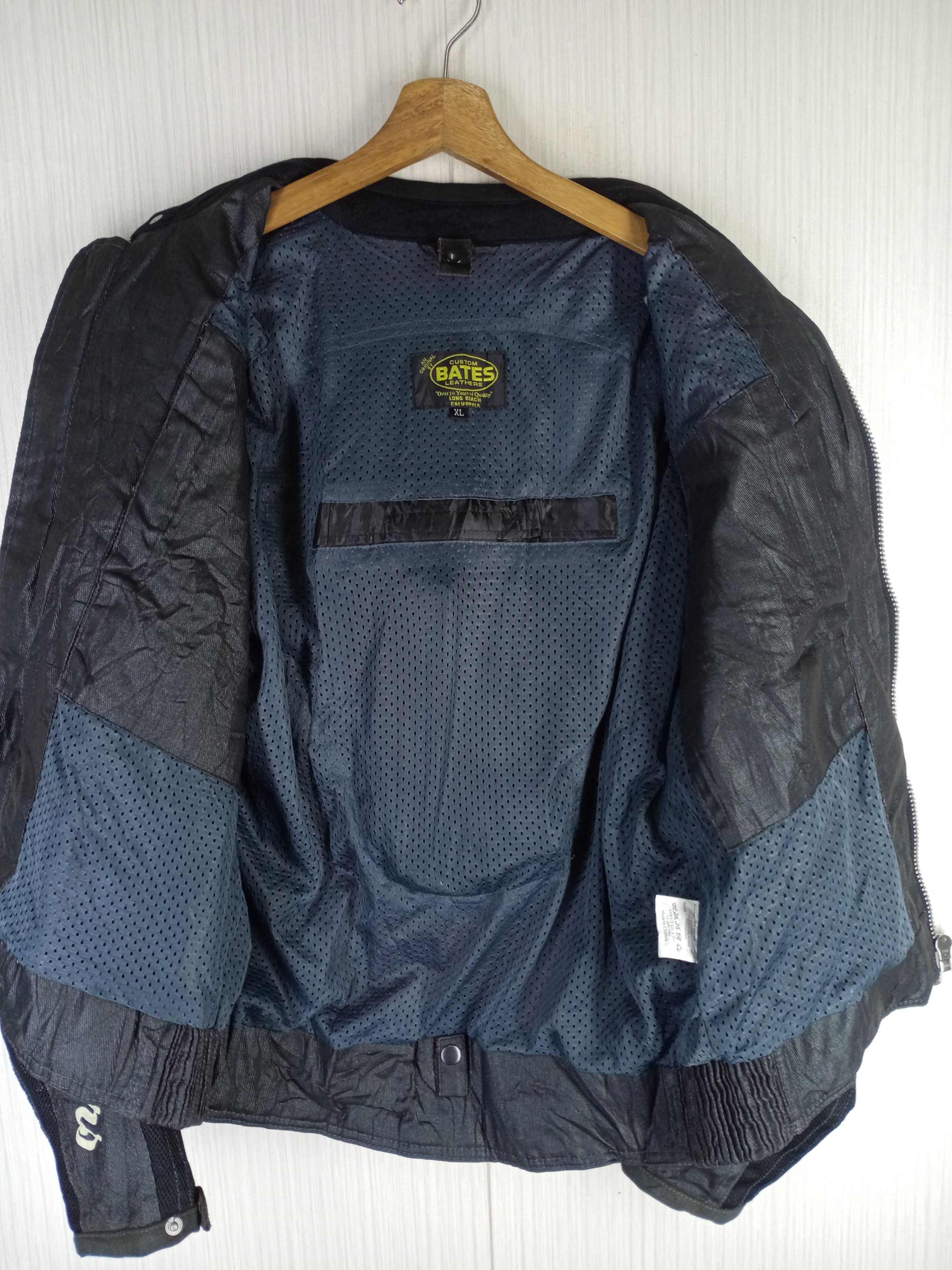 Bates Hats Custom Bates Leather Long Beach California Biker Jacket Size US XL / EU 56 / 4 - 7 Thumbnail
