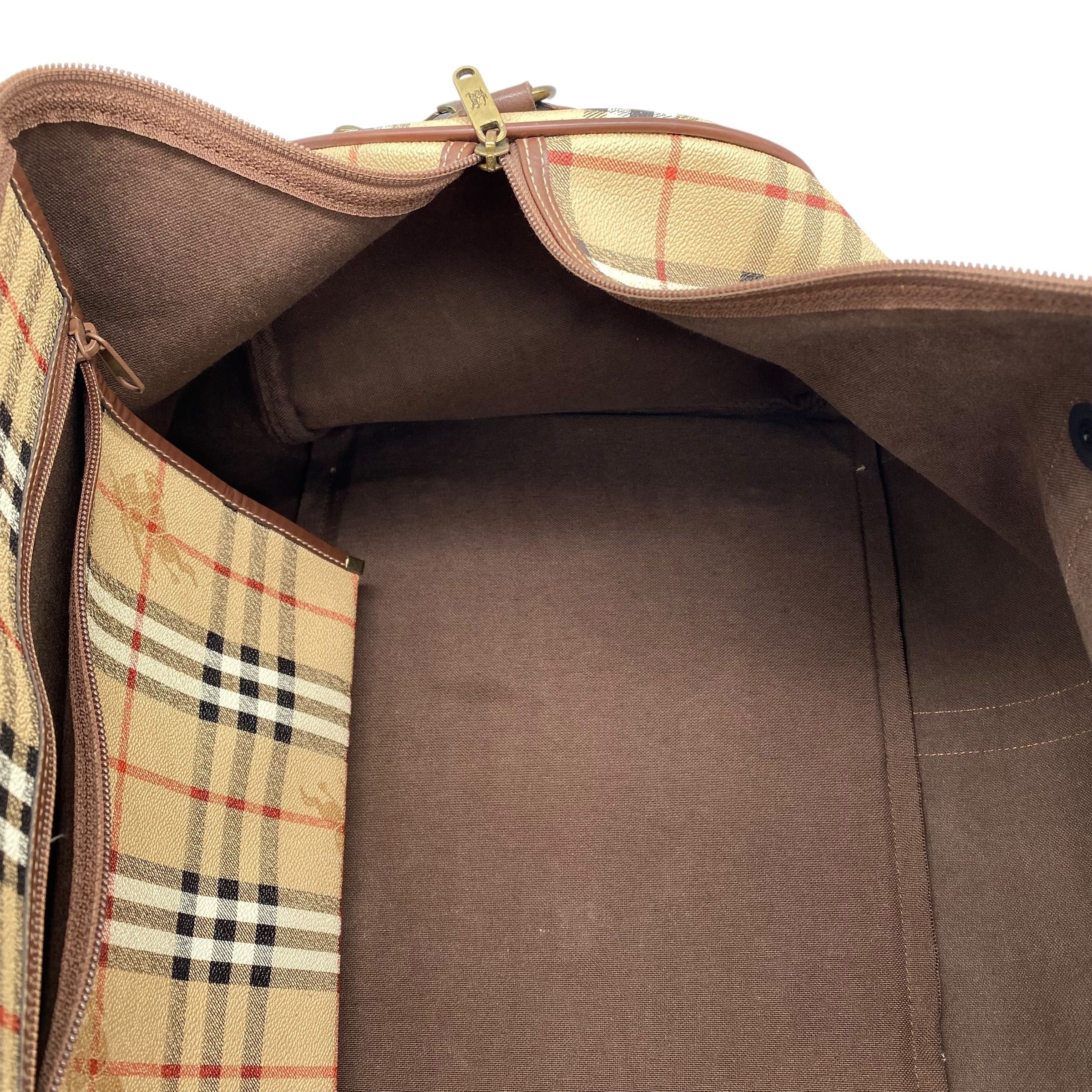 Burberry Vintage Burberrys Boston Bag Nova Check Size ONE SIZE - 7 Thumbnail