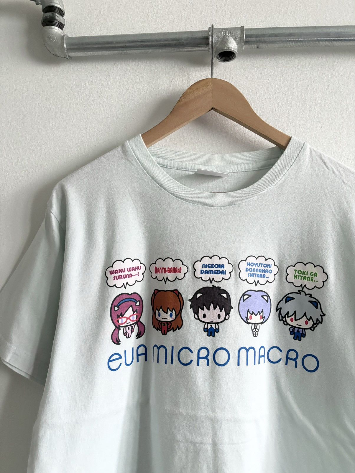 Anime Vintage Evangelion Pop Cartoon T Shirt Size US M / EU 48-50 / 2 - 1 Thumbnail