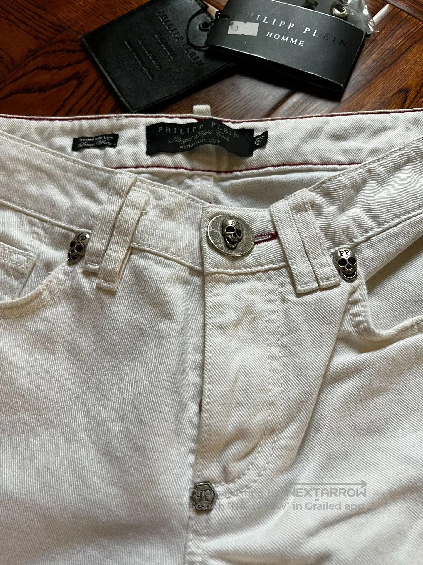 Philipp Plein Philipp Plein Men's Skull Denim Shorts. Size US 30 / EU 46 - 4 Thumbnail