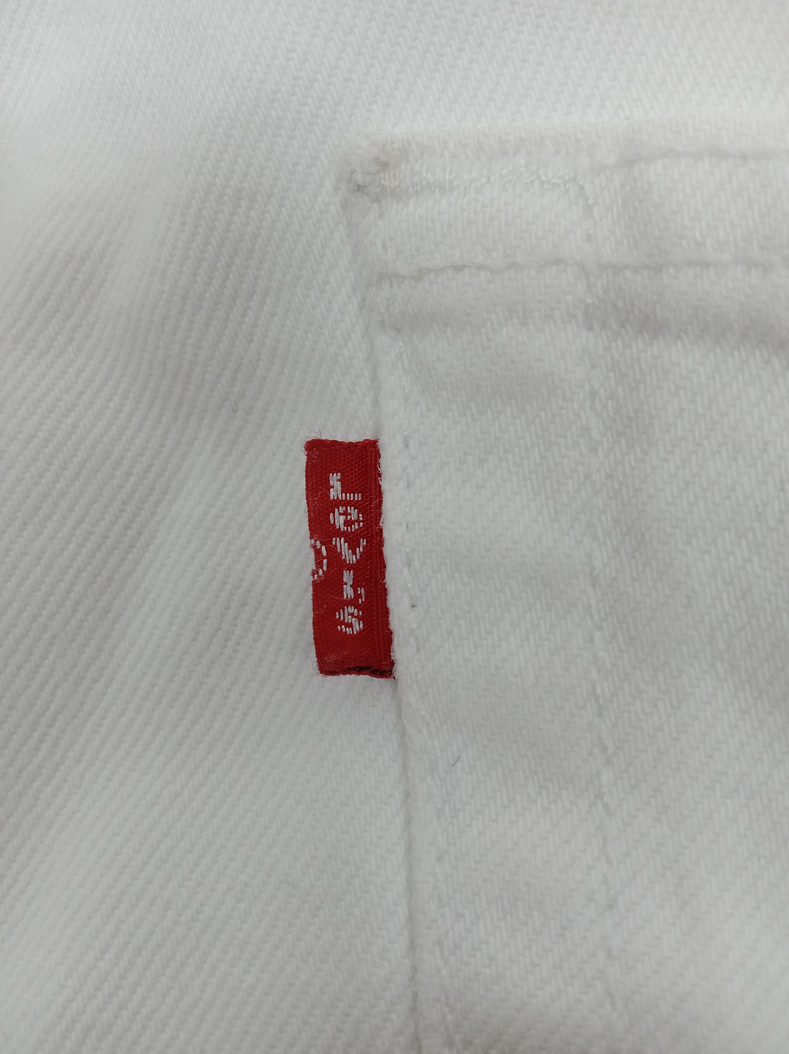Levi's Vintage Levi's 501 Jeans Straight Leg Button Fly White Denim Size US 32 / EU 48 - 11 Thumbnail
