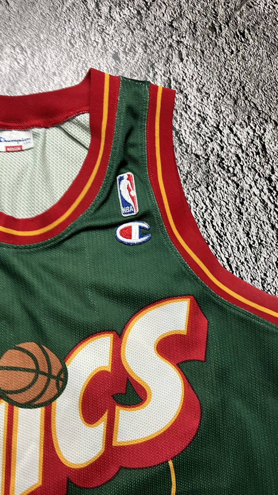 Champion RARE‼️Seattle Supersonics NBA Detlef Schrempf champion jersey Size US M / EU 48-50 / 2 - 5 Thumbnail