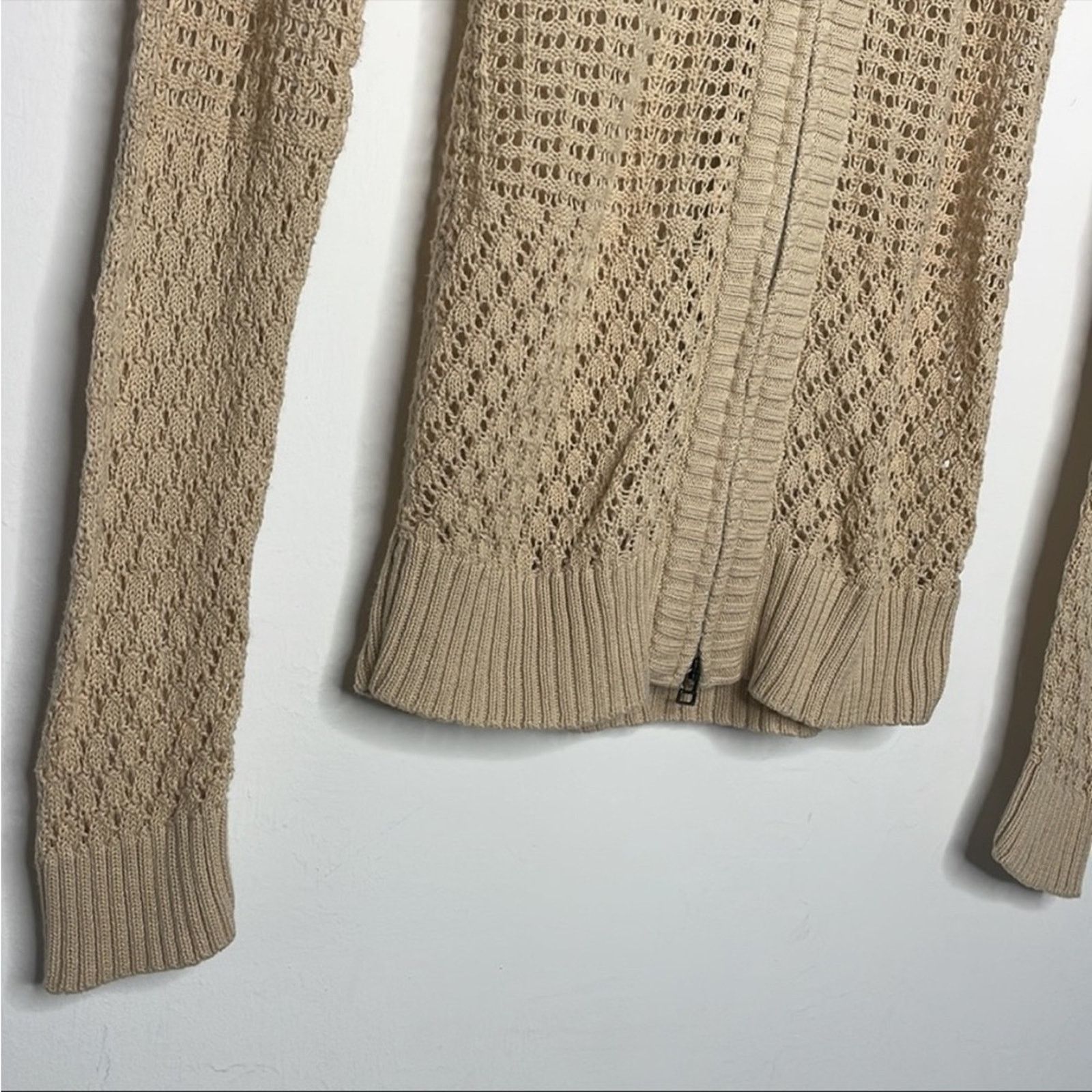 Athleta Athleta Knit Zip Up Hooded Sweater Size XS / US 0-2 / IT 36-38 - 2 Thumbnail