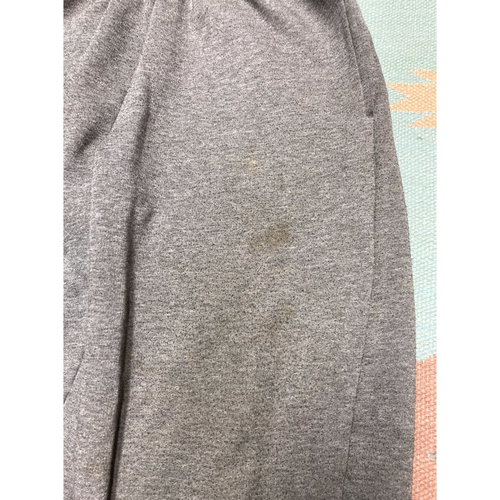 Nike VINTAGE Nike Sweatpants Mens Pants S Gray 90s Y2K Faded Swoosh Elastic Small Size US 29 - 5 Thumbnail