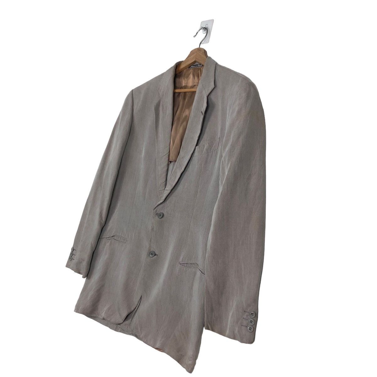 Emporio Armani Vtg Emperio Armani Made in Italy Chore Jacket Double Breast Size US M / EU 48-50 / 2 - 2 Thumbnail