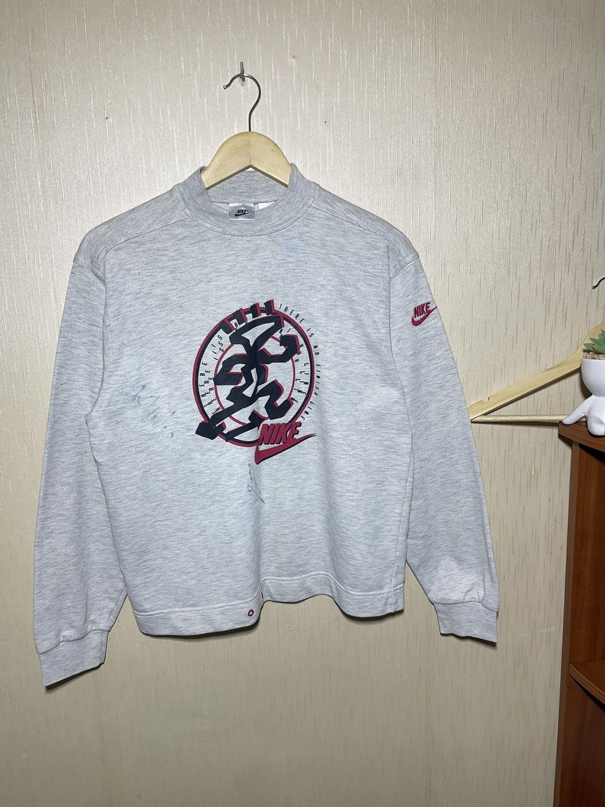 Nike × Vintage Nike vintage streetwear sweatshirt 90s Size L / US 10 / IT 46 - 1 Thumbnail