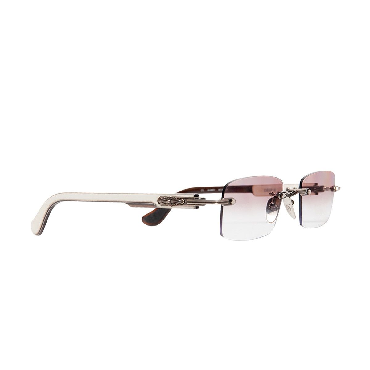 Chrome Hearts Deep 2 Ivory Frame Sunglasses Silver Size ONE SIZE - 1 Thumbnail
