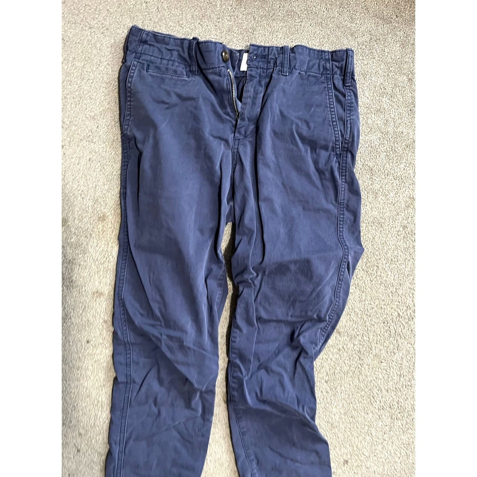 Gap Gap Women’s Pants Blue Straight Khaki Size 2 Petite Size 26" / US 2 / IT 38 - 2 Thumbnail