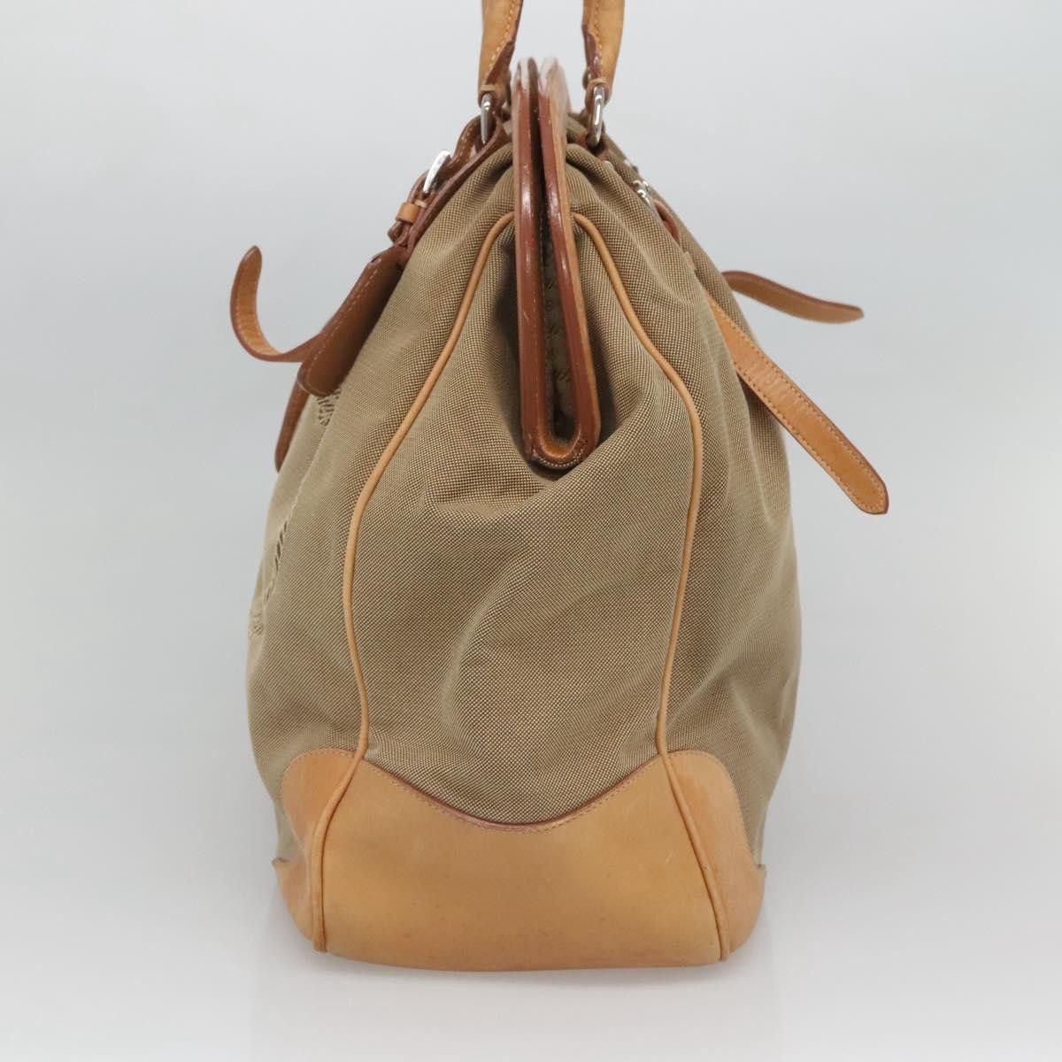 Prada PRADA Tote Bag Canvas Beige Silver Size ONE SIZE - 5 Thumbnail