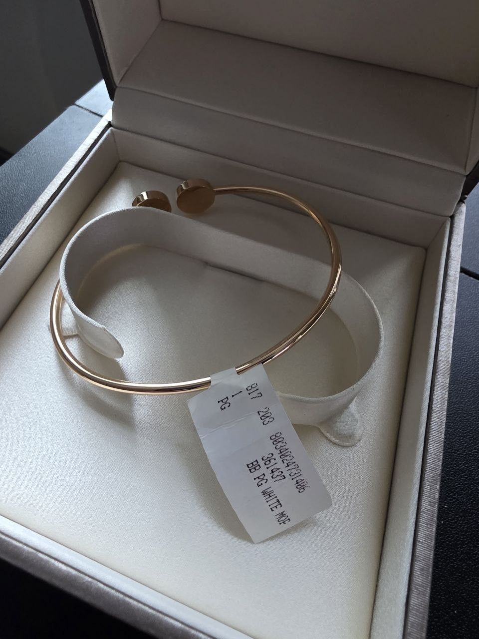 Bvlgari Bvlgari 18 kt rose gold bracelet with mother of pearl cuff Size ONE SIZE - 4 Thumbnail