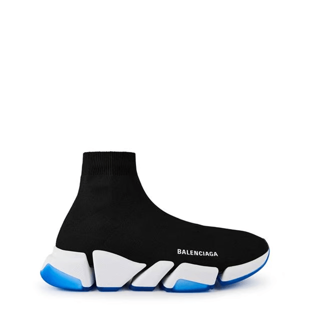 Balenciaga Speed 2.0 Clear Sole Recycled Knit Trainers Size US 8 / EU 41 - 1 Thumbnail
