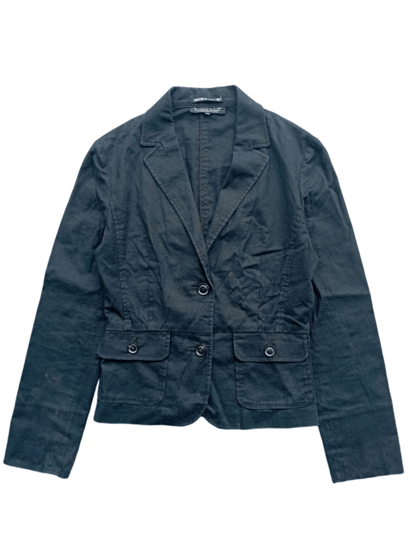 Japanese Brand × Yohji Yamamoto Le Chambre D'Ine by Yohji Yamamoto Black Blazer Size S / US 4 / IT 40 - 1 Thumbnail