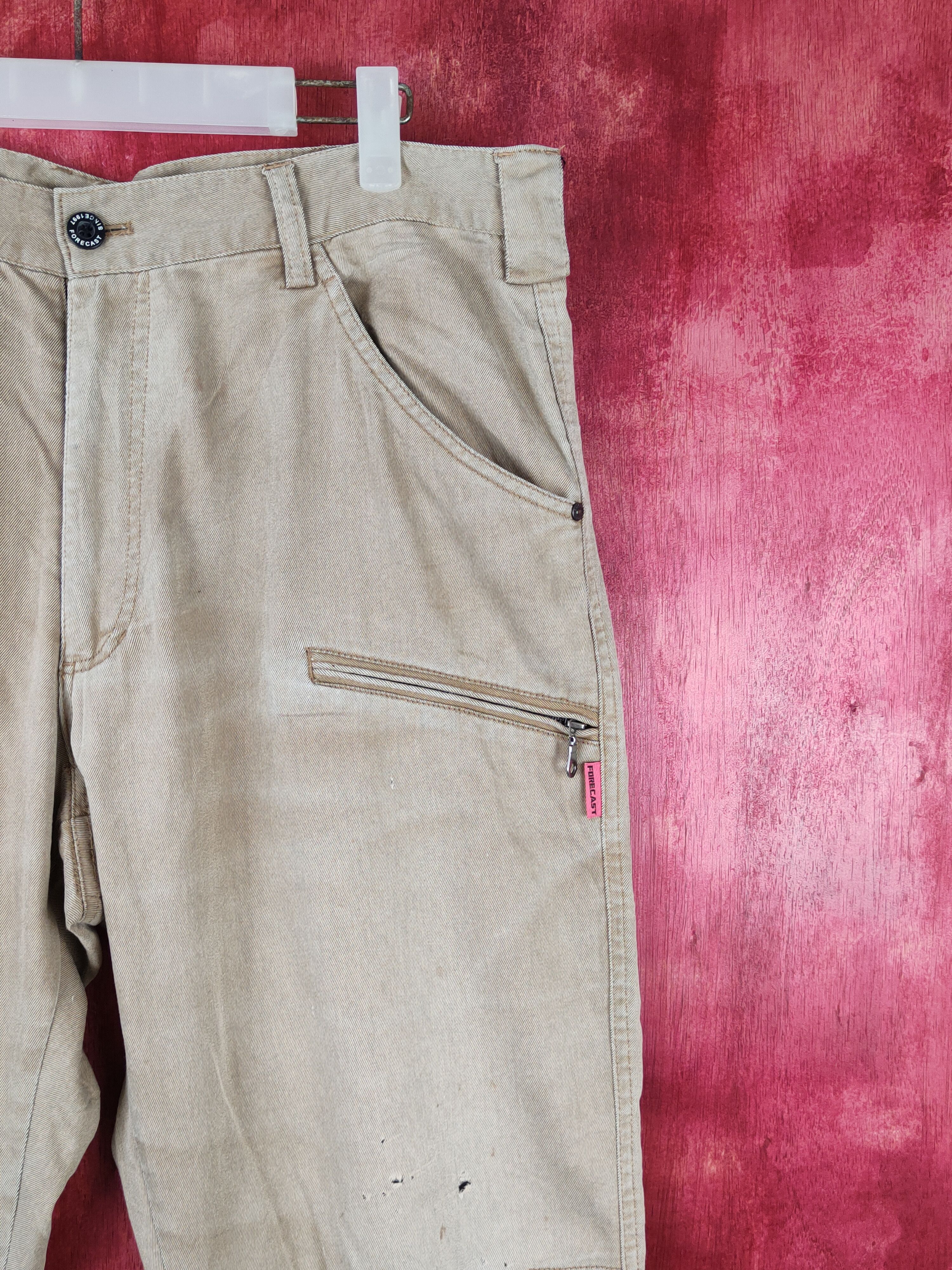 Japanese Brand Forecast Brown Faded Multipocket Tactical Cargo Pants #S1393 Size US 36 / EU 52 - 6 Thumbnail