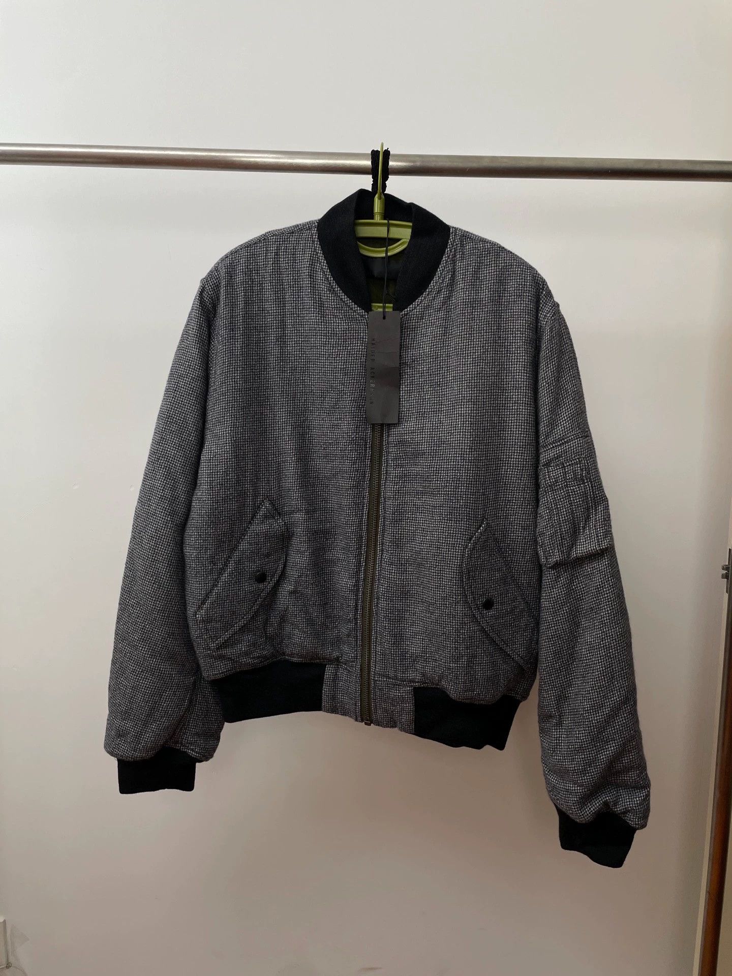 Haider Ackermann Haider Ackermann Houndstooth Flight Jacket S NWT Size US S / EU 44-46 / 1 - 1 Thumbnail
