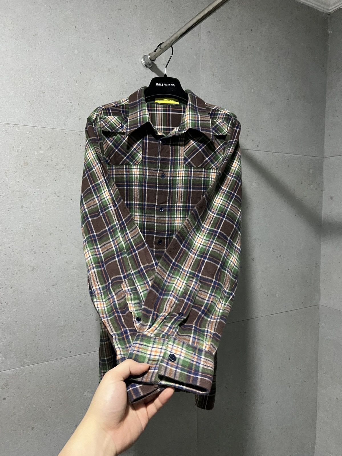 Raf Simons × Sterling Ruby Raf Simons Sterling Ruby Check Flannel 