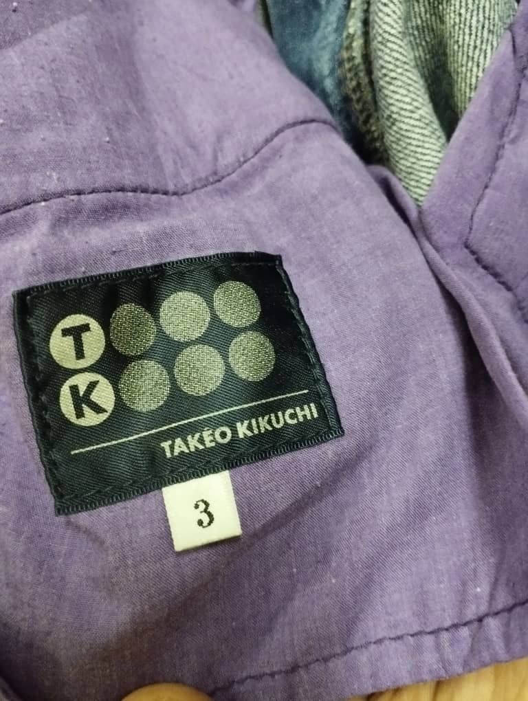 Takeo Kikuchi Japan Designer Takeo Kikuchi Leather Pocket Lightning Wash Size US 33 - 18 Thumbnail