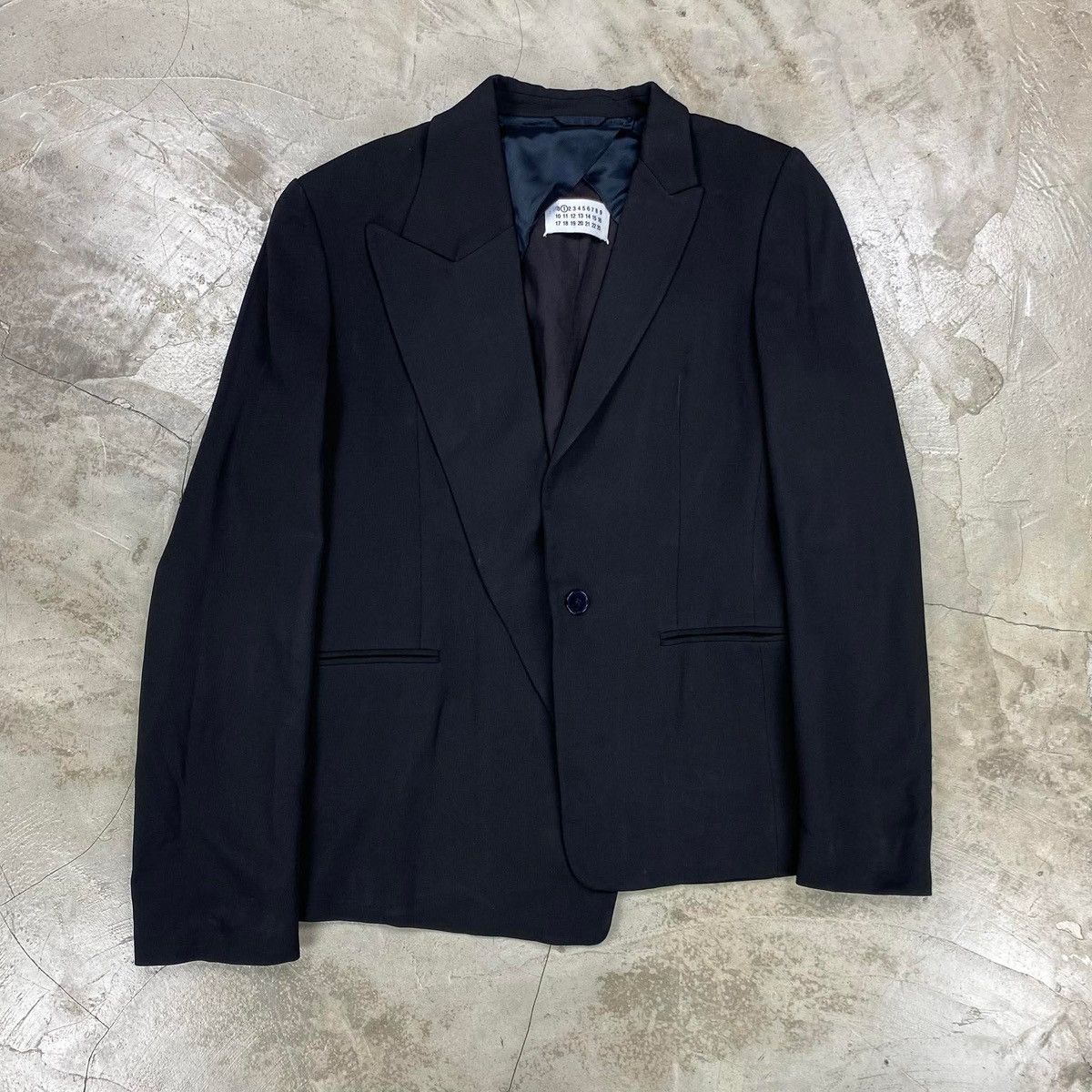 Maison Margiela FW2009 Uneven Lapel Blazer Size 40S - 1 Thumbnail