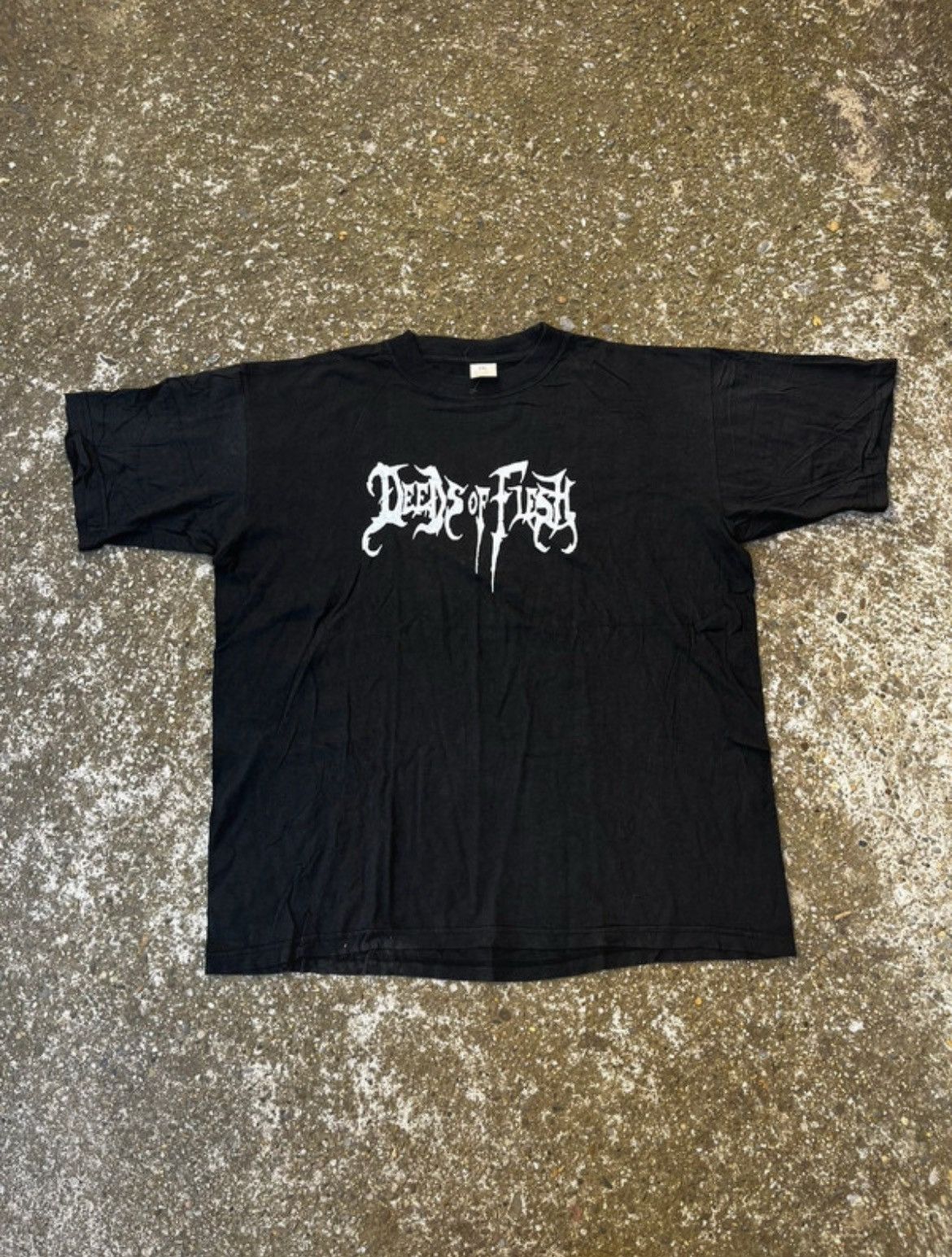 Band Tees × Vintage Deeds Of Flesh vintage 90's t-shirt Size US XXL / EU 58 / 5 - 1 Thumbnail