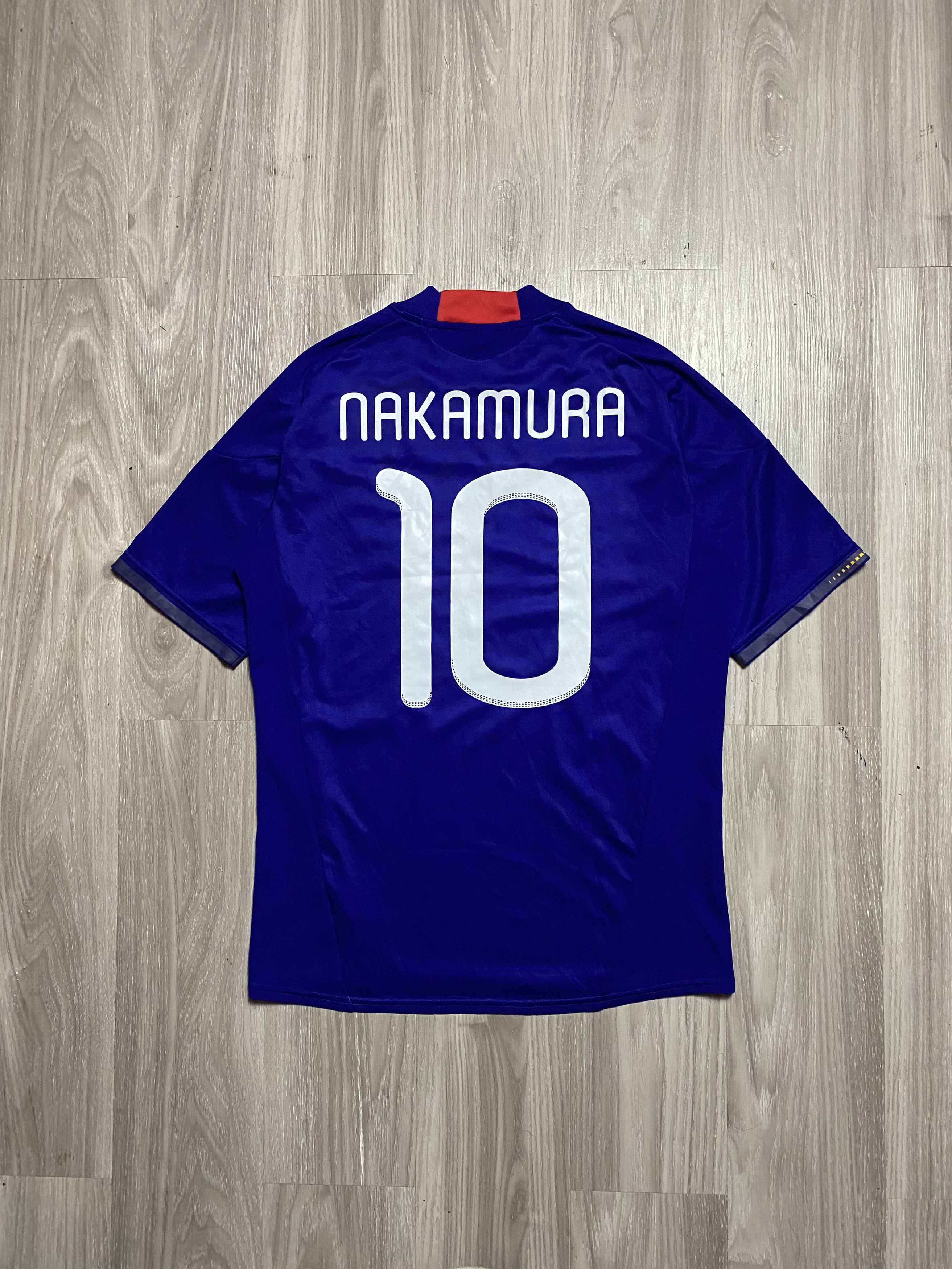 2010 adidas 日本代表 No.10 NAKAMURA Japan National Team 2010 World Cup Jersey Shunsuke Nakamura