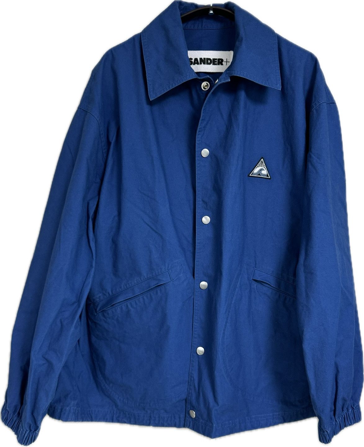 Jil Sander Jil Sander+ FW20 Japanese Blue Oversized Coach Jacket | Grailed