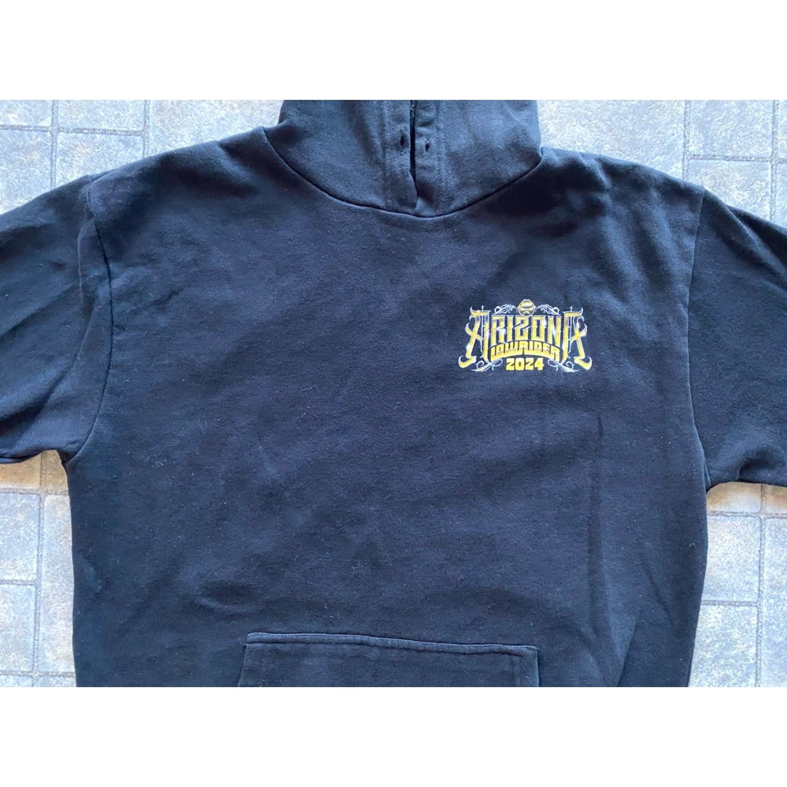Vintage Lowrider Hoodie Car Show Black Pullover M Men’s Medium Size US M / EU 48-50 / 2 - 4 Thumbnail