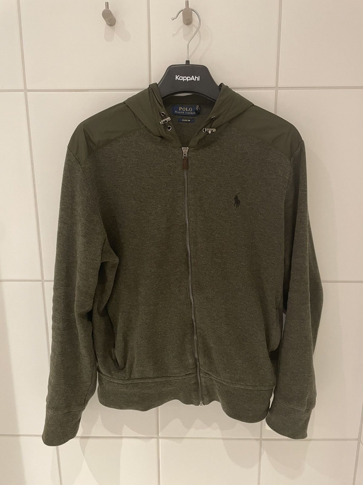 Polo Ralph Lauren Olive Green Zip-Up cardigan – Polo Ralph Lauren Size US M / EU 48-50 / 2 - 1 Thumbnail
