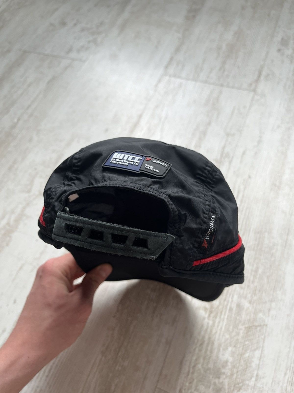 NASCAR × Vintage Vintage Yokohama F-1 Motorsport WTTC Racing Black Nylon Cap Size ONE SIZE - 4 Thumbnail